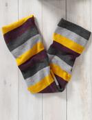 Men's Wool Stripe Scarf (3101) Grey