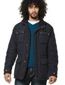 Mens Quilted Jacket (3037) in Navy blue by Vedoneire of Ireland