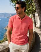 Mens Cotton Polo Shirt (3025) Guava