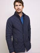 Fleece Lined Quilted Jacket (3130) Navy