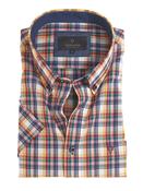 Men's Soft Wash Cotton Short Sleeve Check Shirt (2279 Gobat)