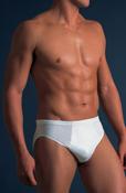 Men's 3 Pack Slip brief (1004) Navy White Charcoal