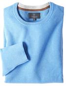 Textured Crew Neck  (3141) Tranquil Blue