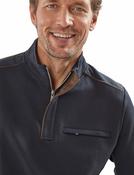 Men's Half Zip with Pocket (4802) Navy