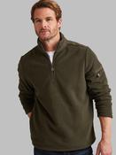 Men's Fleece Half Zip with Trim (4193) Olive