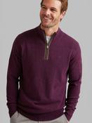 Men's Fine Gauge Half Zip (4804) Acai