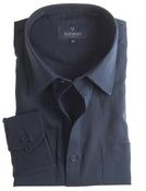 Men's Long Sleeve Linen Shirt (2104) Navy image