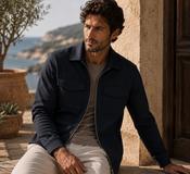 Men's Interlock Jacket (4328) Navy image