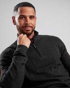 Men's Half Zip Jumper Needle Out (4915) Basalt