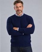 Men's Crew Grid Design (4911) Navy