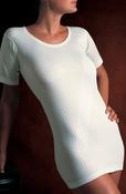 Womens Thermal Short Sleeve Top (18503 Cream)