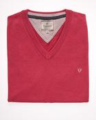 Men's Cotton Sleeveless Jumper (4330) Raspberry image