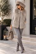 Jessie Faux Fur Gilet Nuetral image