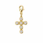 CHARM 13 | Celeste Crystal Cross Charm