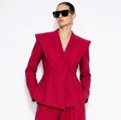 Bayley Shoulder Blazer Red image