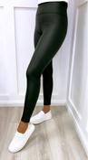 Lisa Faux Leather Leggings Black