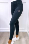89 Active Leggings Navy Coral Logo image