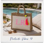 Jute Pocket Bag Personalised