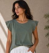 Sloane Tee Shirt Olive