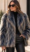 Brianna Shaggy Faux Fur Coat