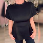 Claudia Peplem Top Black
