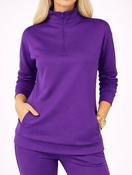 Scuba Zip Top Purple