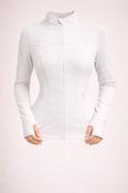 Activewear Full Zip Walking Top White image