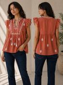 Kate Top Terracotta image