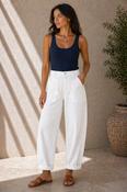 Jennifer Trousers White