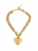 Gold Heart Bracelet image