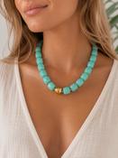 Turquoise Beaded Necklace image