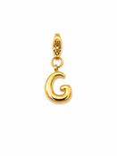 CHARM 16 | Golden Initial G Charm