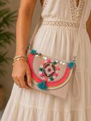 Neon Coast Boho Crossbody Bag image