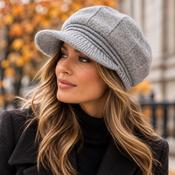 CiCi Peak Hat Light Grey - Despatch Thurs 22nd Oct