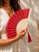 Personalised Fan Red