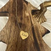 Heart Necklace Personalised