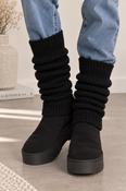 Slouch Leg Warmers Black image