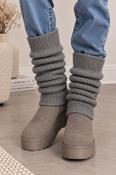 Slouch Leg Warmers Slate Grey image