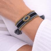 Black Protection Eye Bracelet image