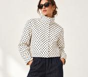 Jenny Lightweight Jacket White/Black image