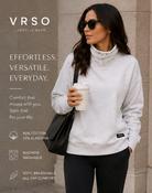 VRSO Funnel Neck Marl Grey