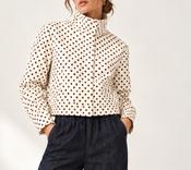 Jenny Lightweight Jacket Cream/Brown image