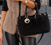 Hannah Bag Black Personalised image