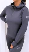 90 Active Top Grey/Cream Logo image
