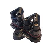 ILCA Laser XD Deck Cleat Plate with Harken Cleat &amp; X-Tream Fairleads