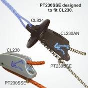 Clamcleat Rope Guide for CL230 &amp; CL253