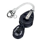 Harken 40-29mm Optimist 4:1 Mainsheet link block w/ snap shackle
