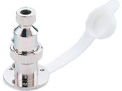 Chrome plated brass sockets 3A 3 pin