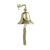 Brass Ships Bell with Lanyard  - 4 inch