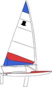 Official Topper Mainsail 5.3mt and 4.2mt (folded)